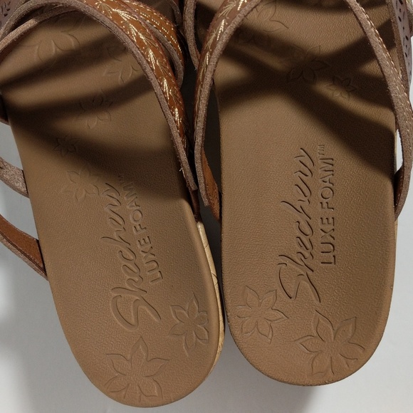 Skechers | beverlee tiger posse slide wedge sandals no size, women's 8.5 - Picture 6 of 15